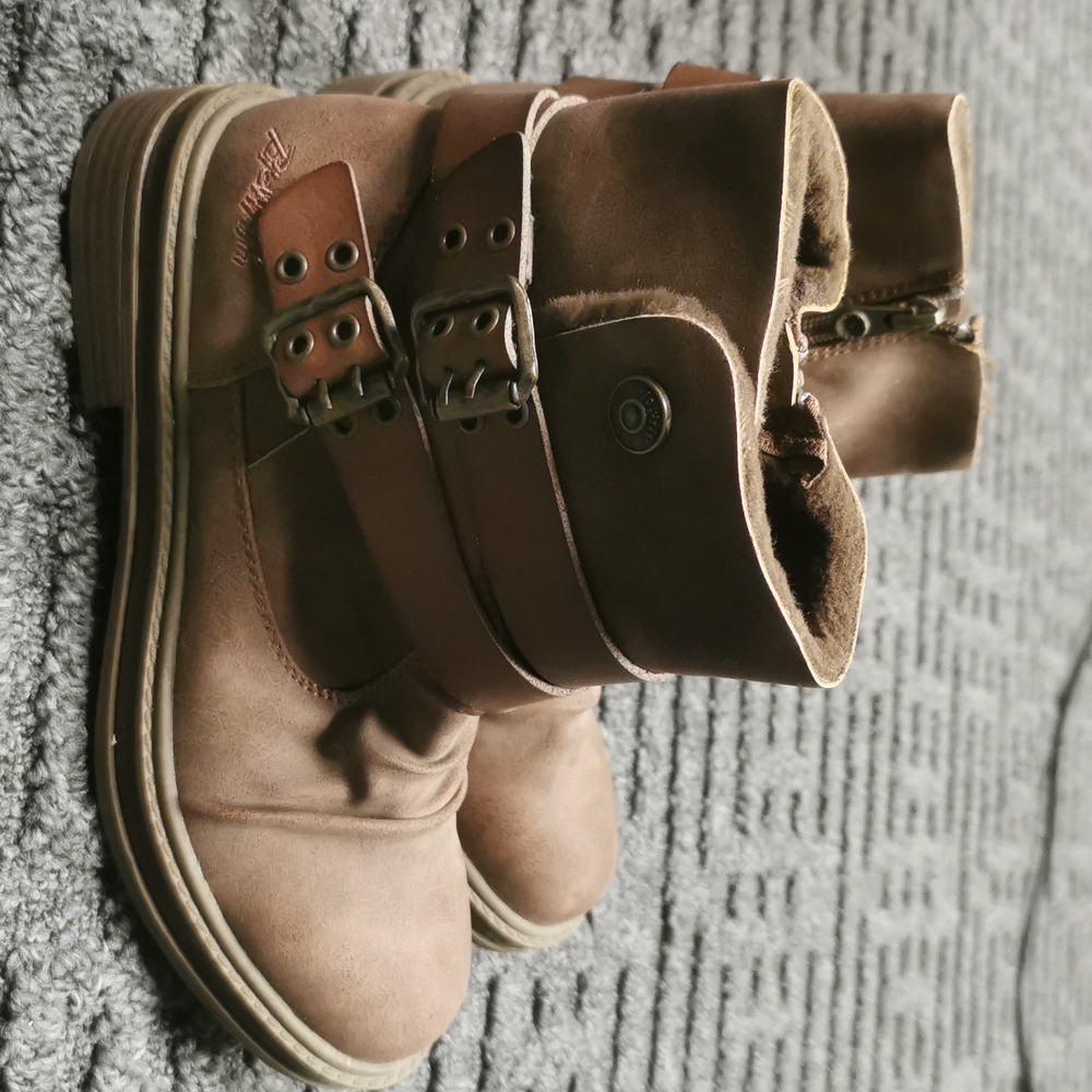 Brand New Blowfish Brown biker boots size 8.5